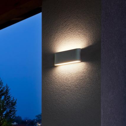 Redo 90452 - LED vonkajšie nástenné svietidlo KLIPPE LED/24W/230V 3000K IP54 antracit