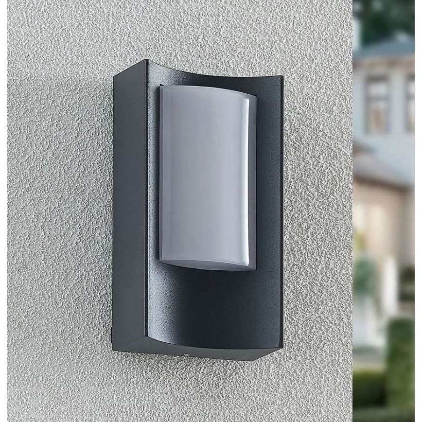 Redo 90483 - LED Vonkajšie nástenné svietidlo WARP LED/8W/230V 3000K IP44 antracit