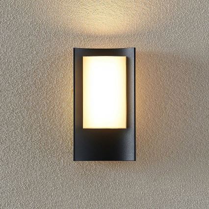 Redo 90483 - LED Vonkajšie nástenné svietidlo WARP LED/8W/230V 3000K IP44 antracit
