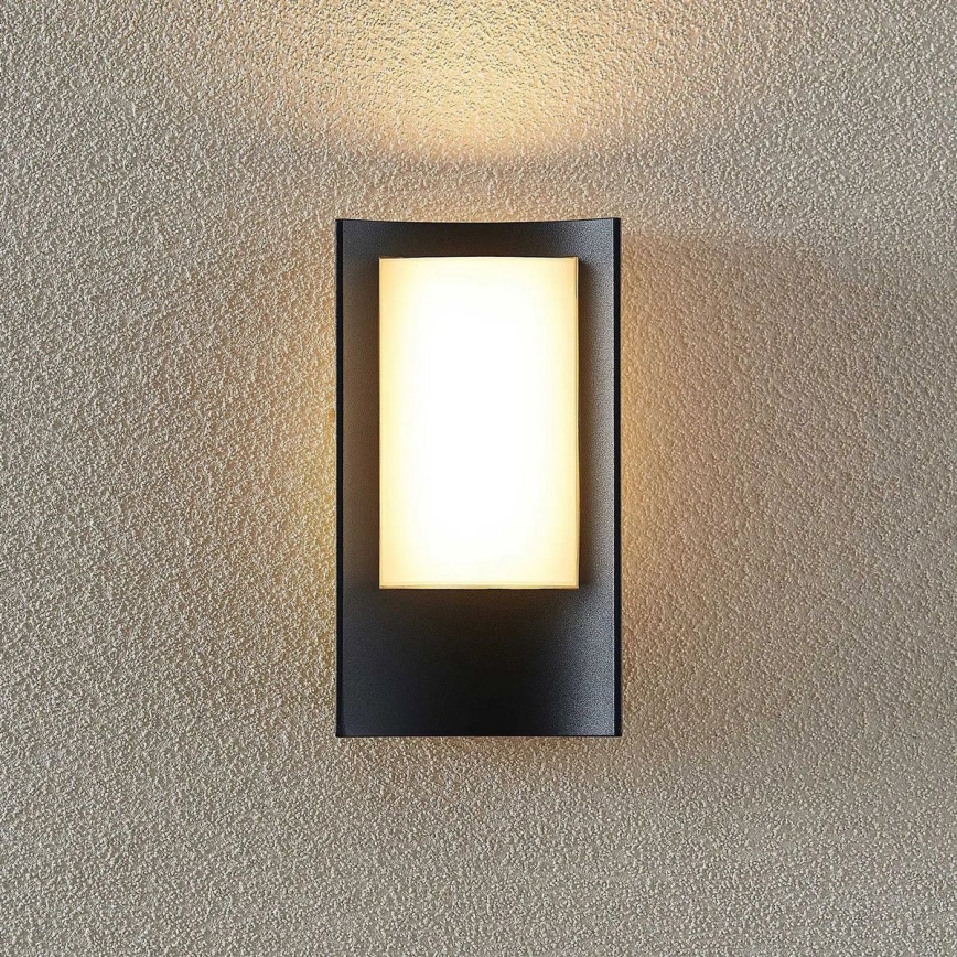 Redo 90483 - LED Vonkajšie nástenné svietidlo WARP LED/8W/230V 3000K IP44 antracit