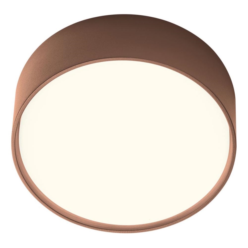 Redo 90496 - LED Vonkajšie stropné svietidlo URANIA LED/10W/230V pr. 16 cm 3000K IP65 hnedá