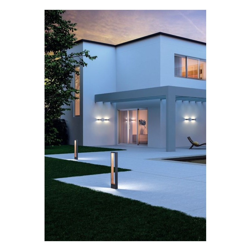 Redo 90508 - LED Vonkajšie nástenné svietidlo WALD LED/10W/230V IP65 antracit