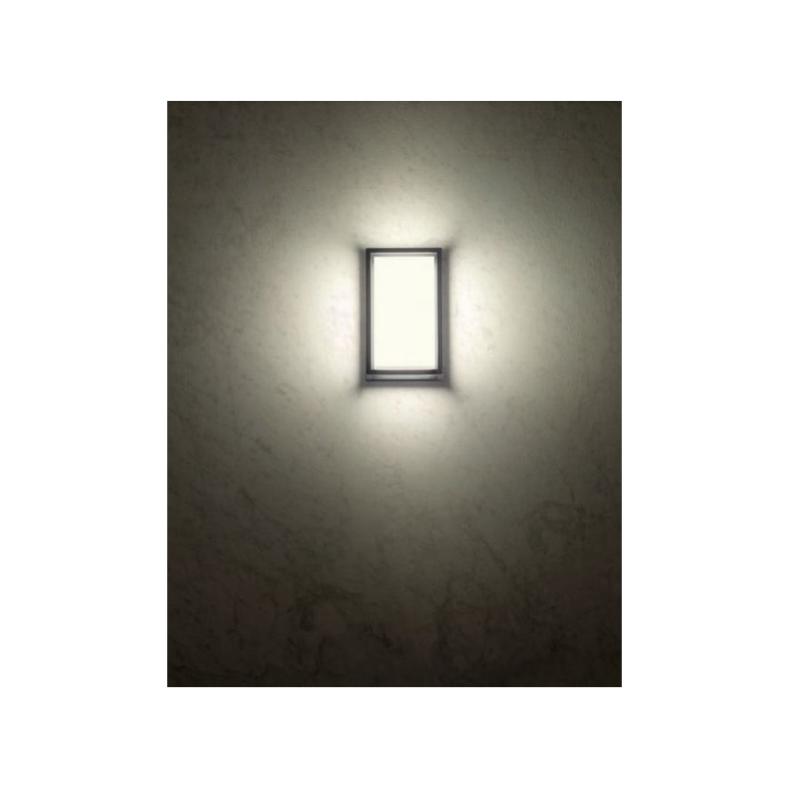 Redo 90533 - LED Vonkajšie nástenné svietidlo QUADRIS LED/12W/230V IP54 antracit