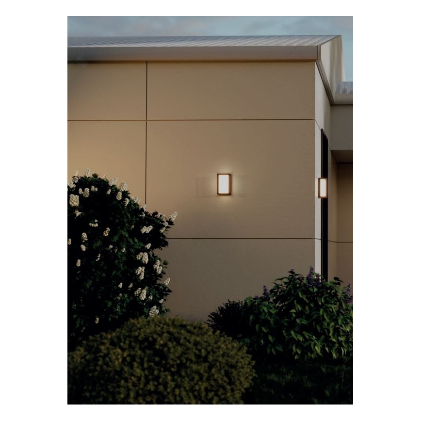 Redo 90534 - LED Vonkajšie nástenné svietidlo QUADRIS LED/12W/230V IP54 hnedá