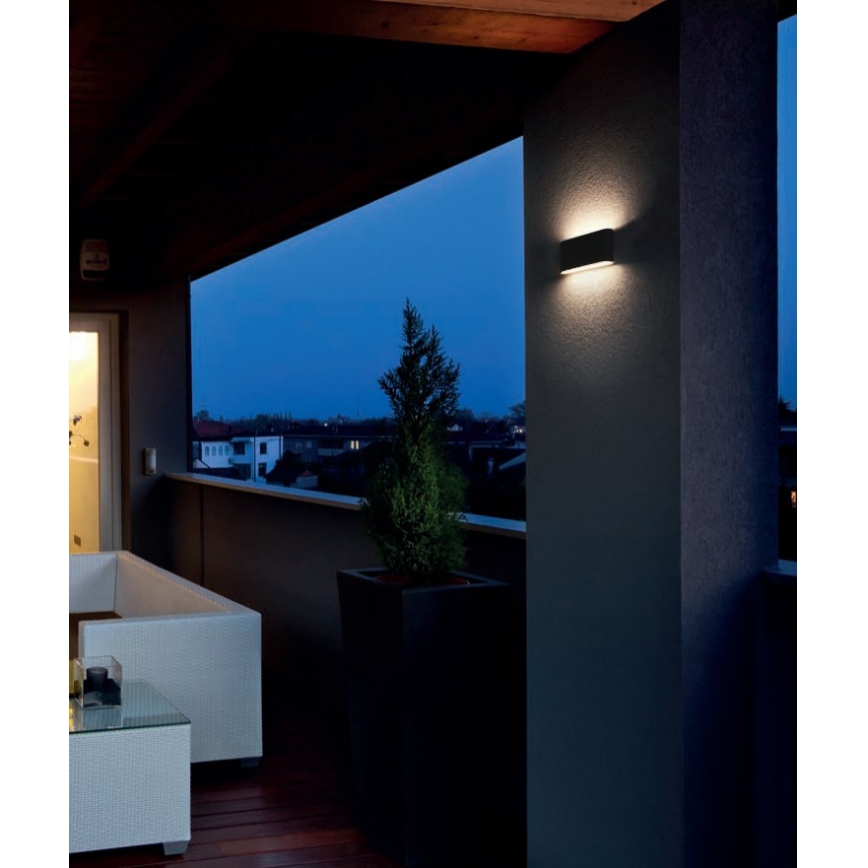 Redo 9054 - LED Vonkajšie nástenné svietidlo POCKET LED/13W/230V IP54 antracit