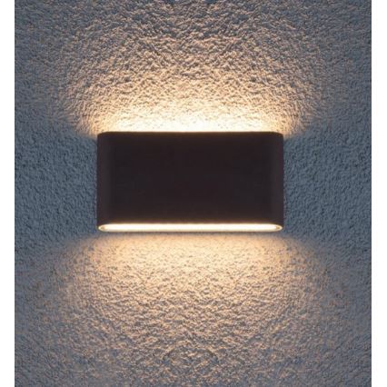 Redo 9054 - LED Vonkajšie nástenné svietidlo POCKET LED/13W/230V IP54 antracit