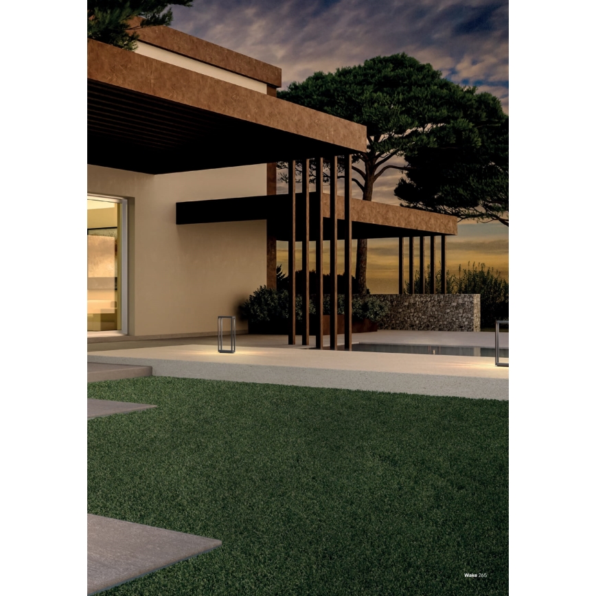 Redo 90580 - LED vonkajšie svietidlo WAKE LED/8W/230V 3000K 20 cm IP65 antracit