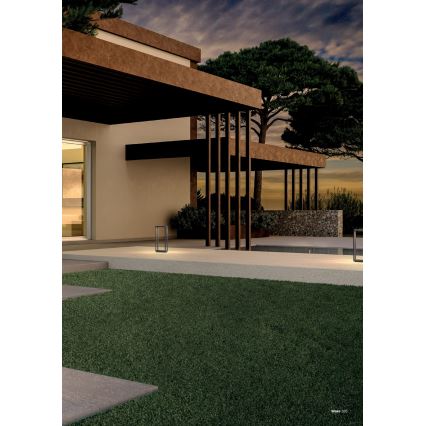 Redo 90582 - WAKE vonkajšie LED svietidlo, 8 W, 230 V, 3000 K, 75 cm, IP65, antracit