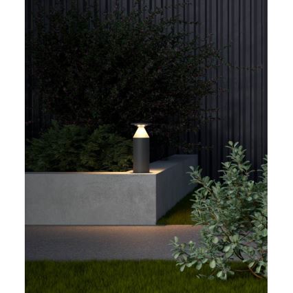 Redo 90589 - Vonkajšia LED lampa BIRO LED/12W/230V 3000K 30 cm CRI 90 IP65 antracitová