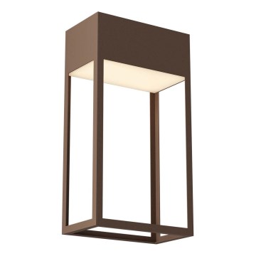 Redo 90604 - LED vonkajšie nástenné svietidlo STAND LED/20W/230V 3000K CRI 90 IP65 hnedá