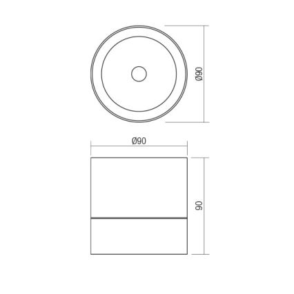Redo 90626 - LED vonkajšie bodové svietidlo SHAFT LED/13W/230V 3000K pr. 9 cm IP65 biela