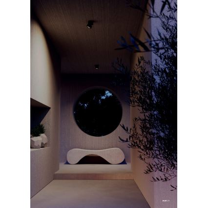 Redo 90628 - LED vonkajšie bodové svietidlo SHAFT LED/13W/230V 3000K Ø 9 cm IP65 hnedé