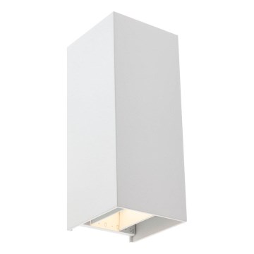 Redo 90635 - LED Vonkajšie nástenné svietidlo SONNY 2xLED/5W/230V 2200/3000/4000K IP54 biela