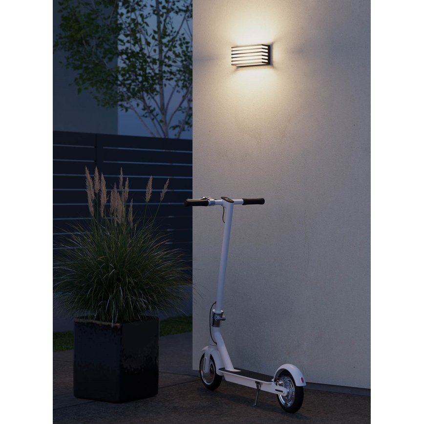 Redo 90639 - LED Vonkajšie nástenné svietidlo BLAZE LED/12W/230V 3000K IP54 antracit