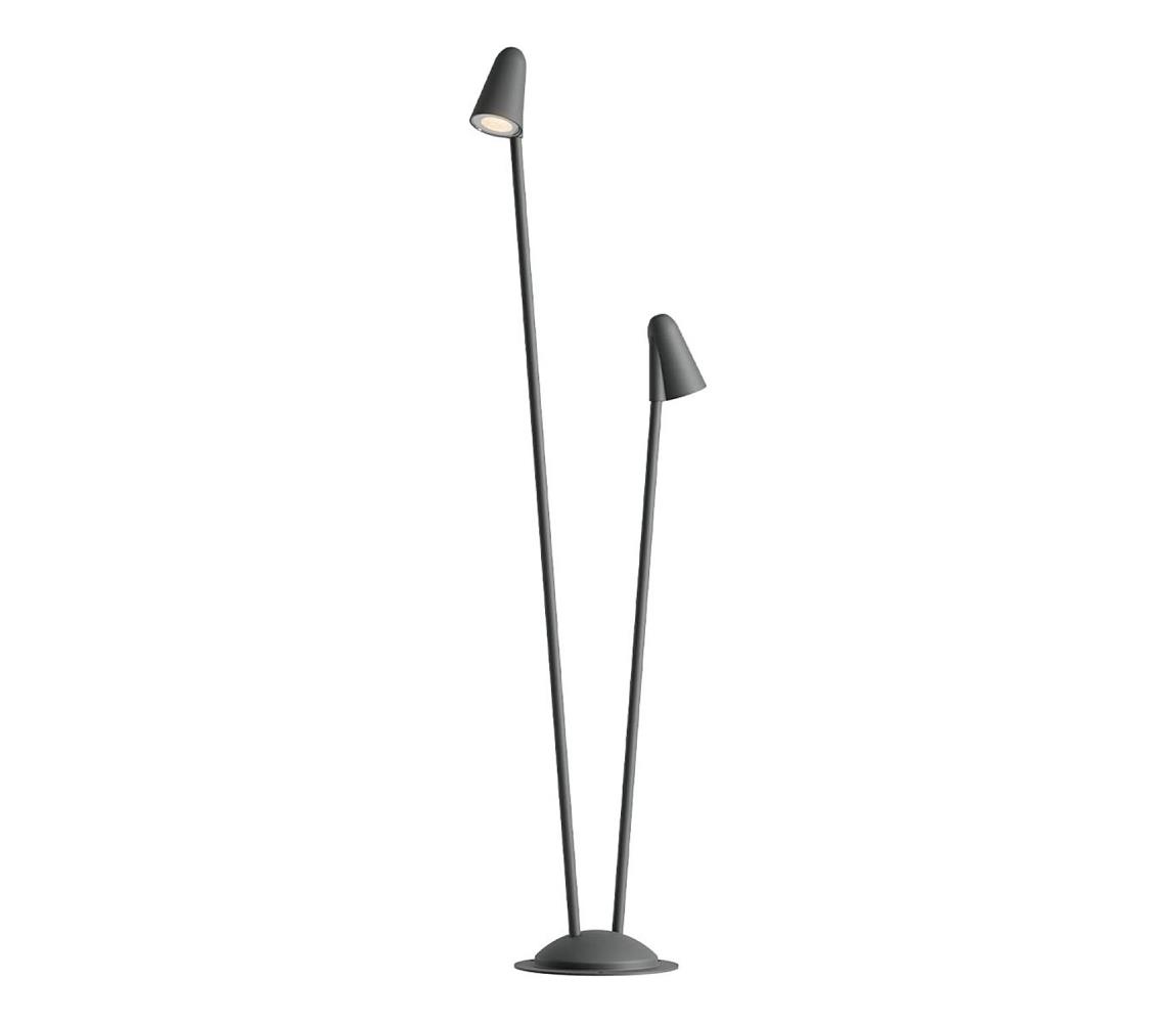 Redo 90711 - LED vonkajšie svietidlo NIVALIS 2xLED/6,9W/230V 110 cm IP65 antracit 90711