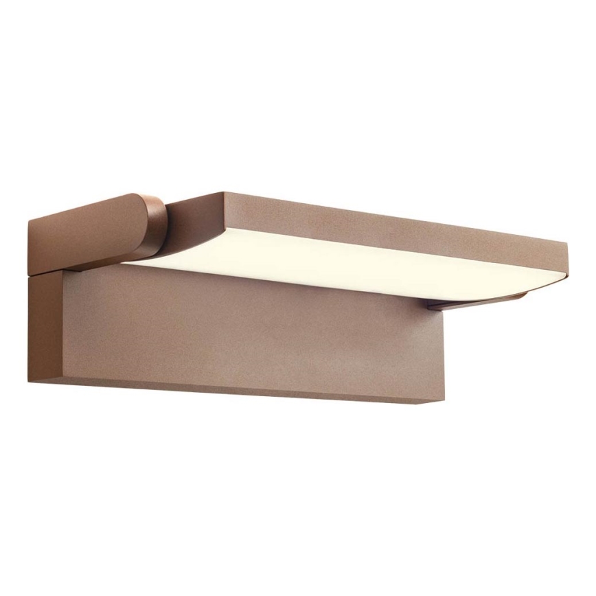 Redo 90716 - LED vonkajšie nástenné svietidlo FLIP LED/40W/230V 3000/4000/5000K CRI 90 IP54 hnedá