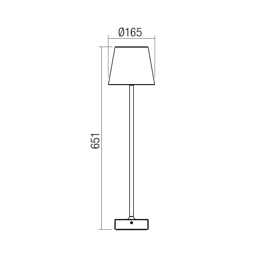 Redo 9127 - LED Vonkajšia lampa GIORGIO LED/7W/230V IP65 čierna
