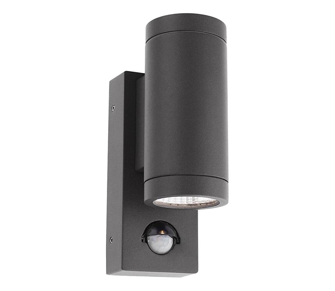Redo 9453-LED Vonkajšie nástenné svietidlo so senzorom VINCE 2xLED/3W/230V IP54 antracit 9453