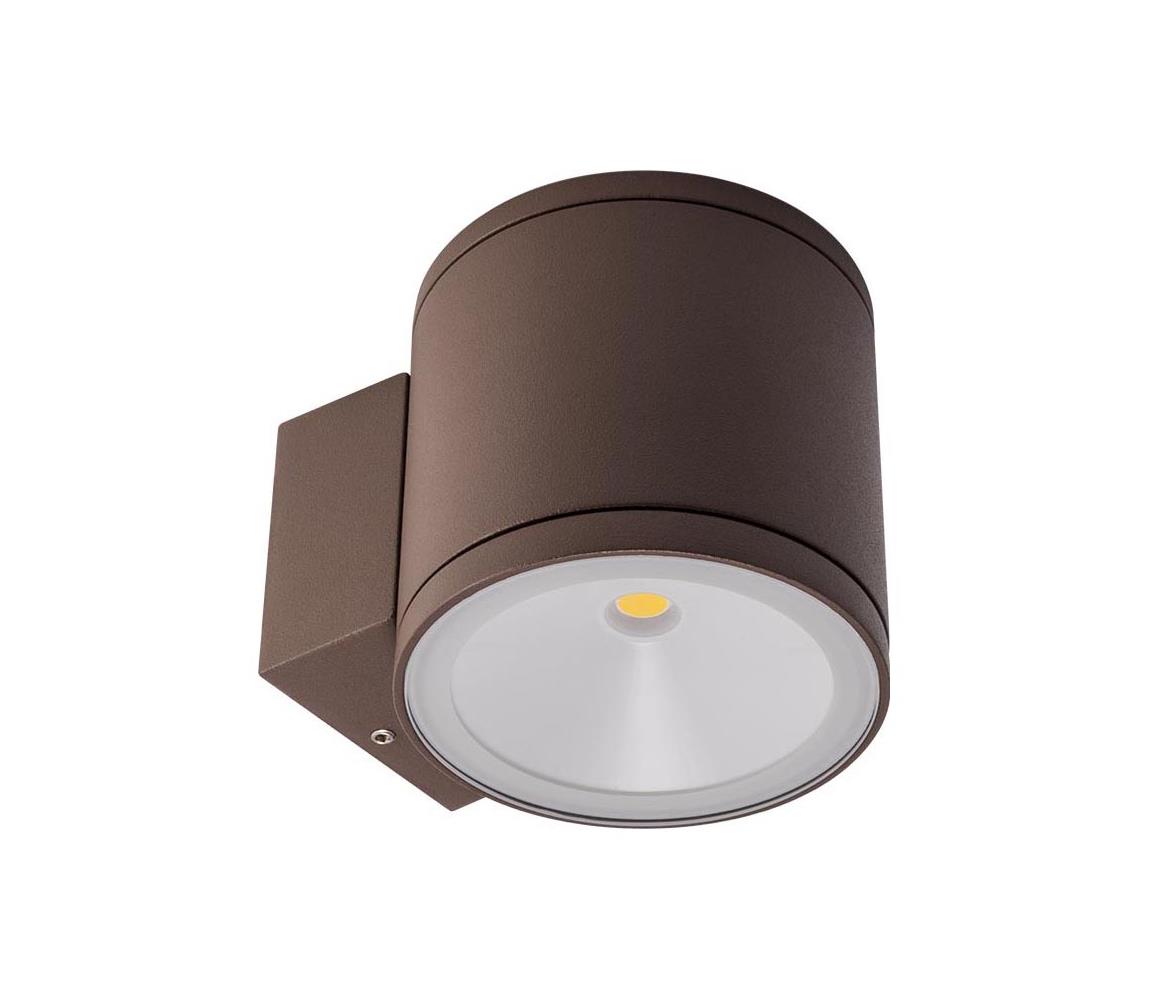 Redo 9596 - LED Vonkajšie nástenné svietidlo ETA LED/6W/230V 3000K IP54 hnedá 9596