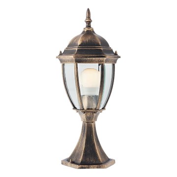 Redo 9606 - Vonkajšia lampa SEVILLA 1xE27/42W/230V IP44 zlatá/patina