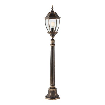 Redo 9608 - Vonkajšia lampa SEVILLA 1xE27/42W/230V IP44 zlatá/patina