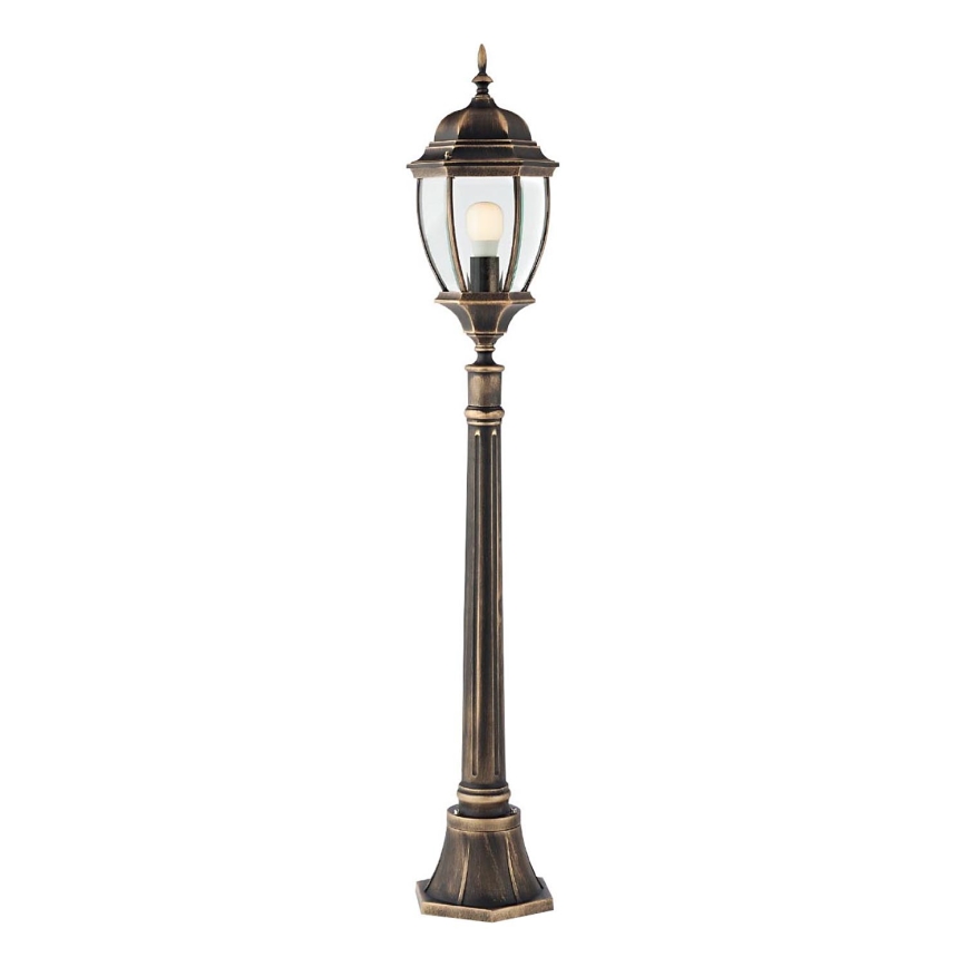Redo 9608 - Vonkajšia lampa SEVILLA 1xE27/42W/230V IP44 zlatá/patina