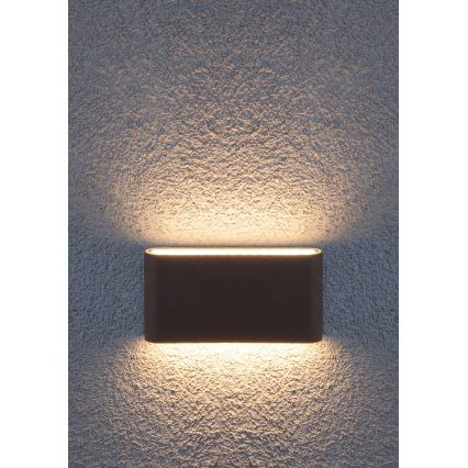 Redo 9623 - LED Vonkajšie nástenné svietidlo POCKET 2xLED/6W/230V IP54 antracit