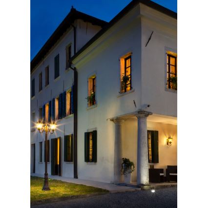 Redo 9656 - Vonkajšia nástenná lampa ESSEN 1xE27/70W/230V IP44 hnedá/patina