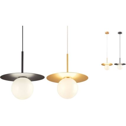 Redo UN1696_1 - Náhradné tienidlo k lustru, k lampe PLATO pr. 10 cm biela
