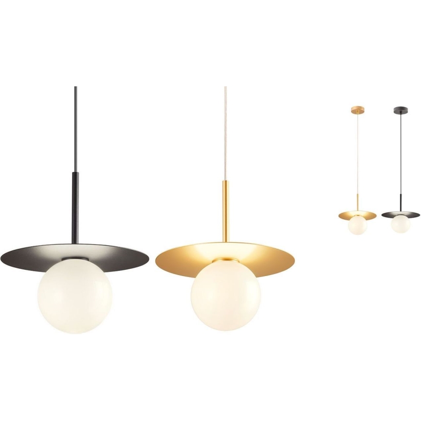 Redo UN1696_1 - Náhradné tienidlo k lustru, k lampe PLATO pr. 10 cm biela