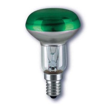 Reflektorová žiarovka E14/40W CONC R50 GREEN Reflektorová žiarovka E14/40W CONC R50 GREEN