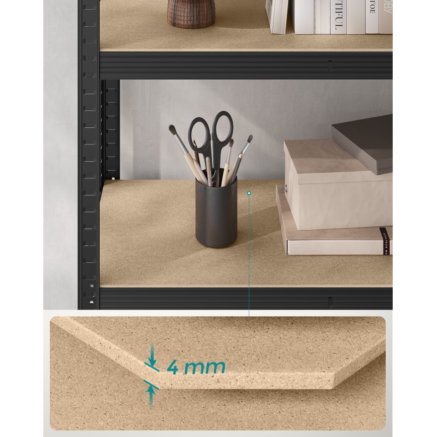Regál ORDIFY čierna