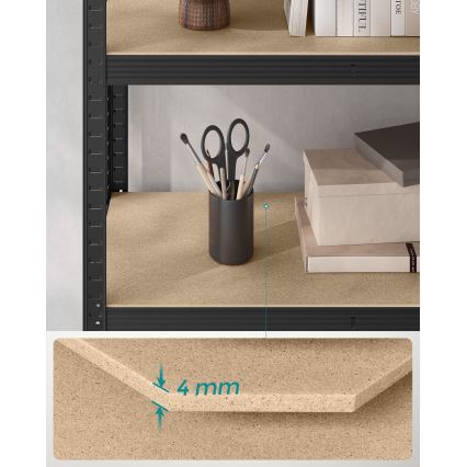 Regál ORDIFY čierny