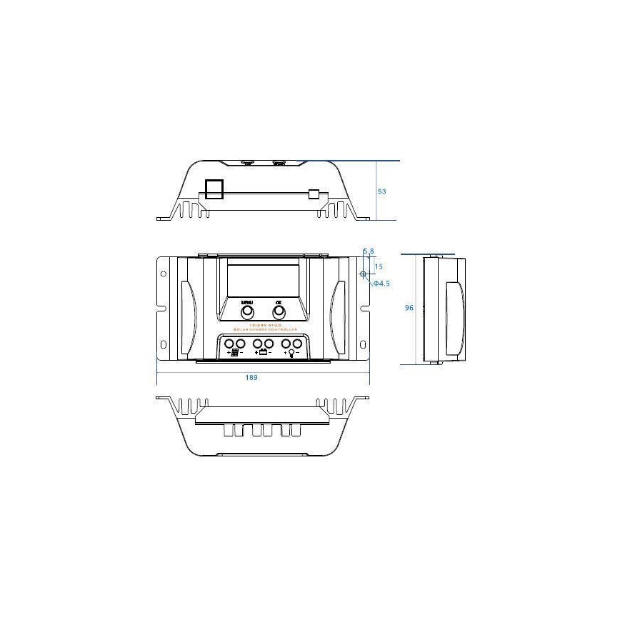 Regulátor solárneho nabíjania MPPT MT1550EU 12V/15A