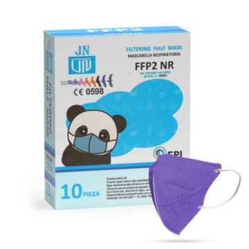Respirátor detská veľkosť FFP2 NR Kids fialový 50ks
