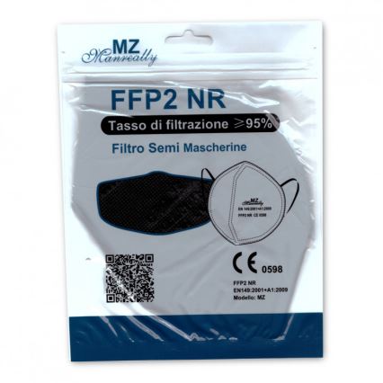 Respirátor FFP2 NR CE 2163 červená 50ks