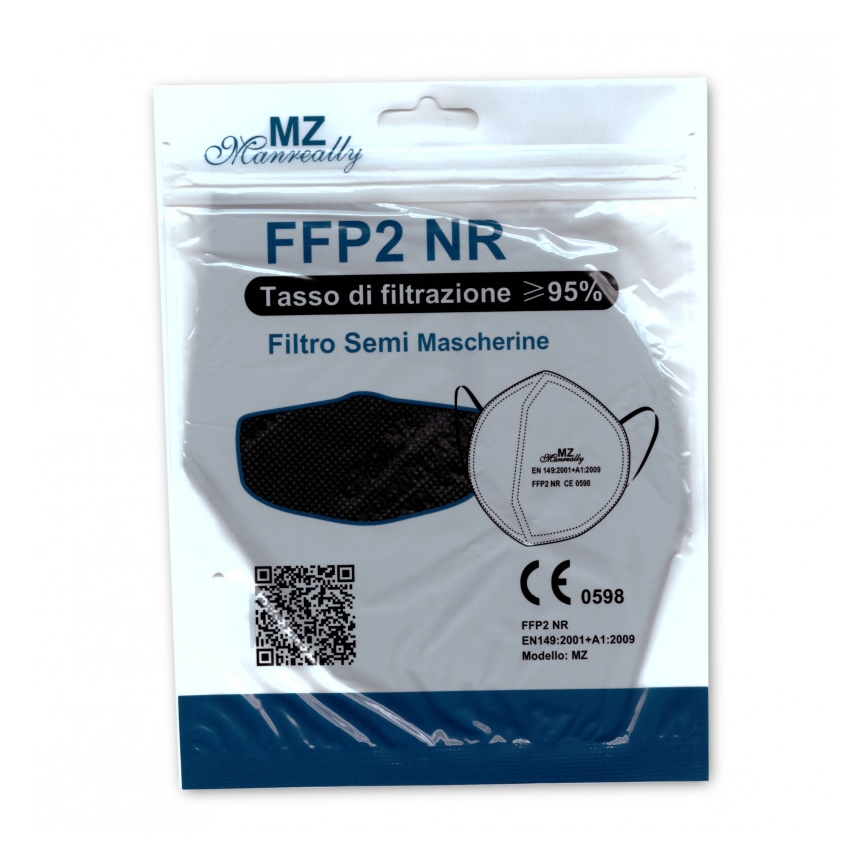 Respirátor FFP2 NR CE 2163 červená 50ks