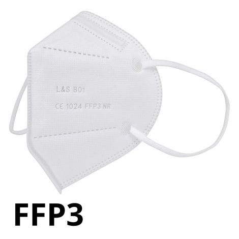 Respirátor FFP3 NR L&S B01 - 5 vrstiev - 99,87% účinnosť