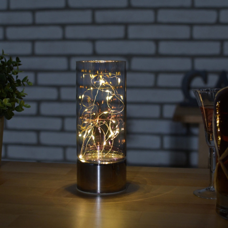 Dekorácia s LED reťazou 3xAA teplá biela