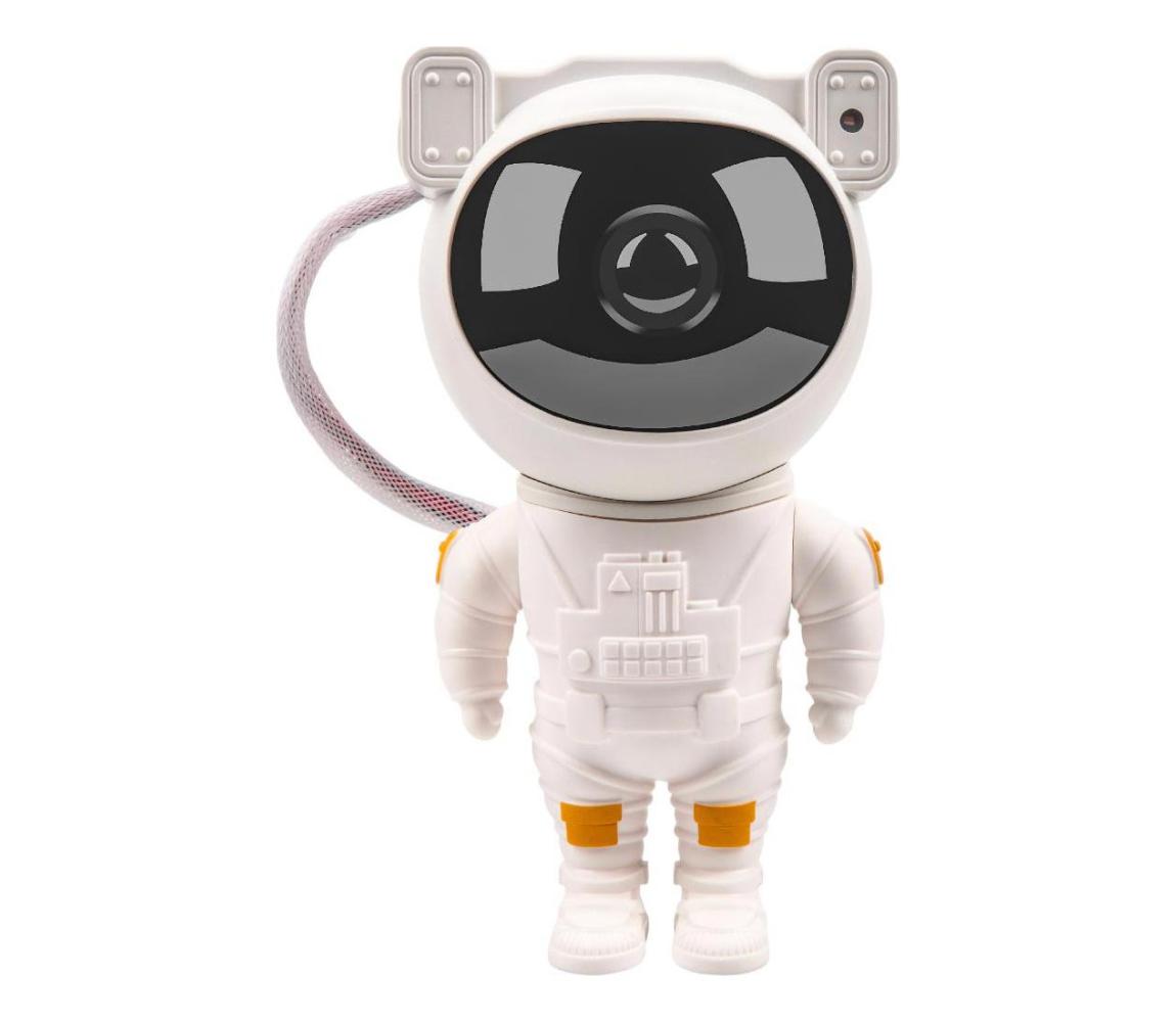 - LED Detský projektor 230V astronaut 23,3 cm + diaľkové ovládanie 52001224