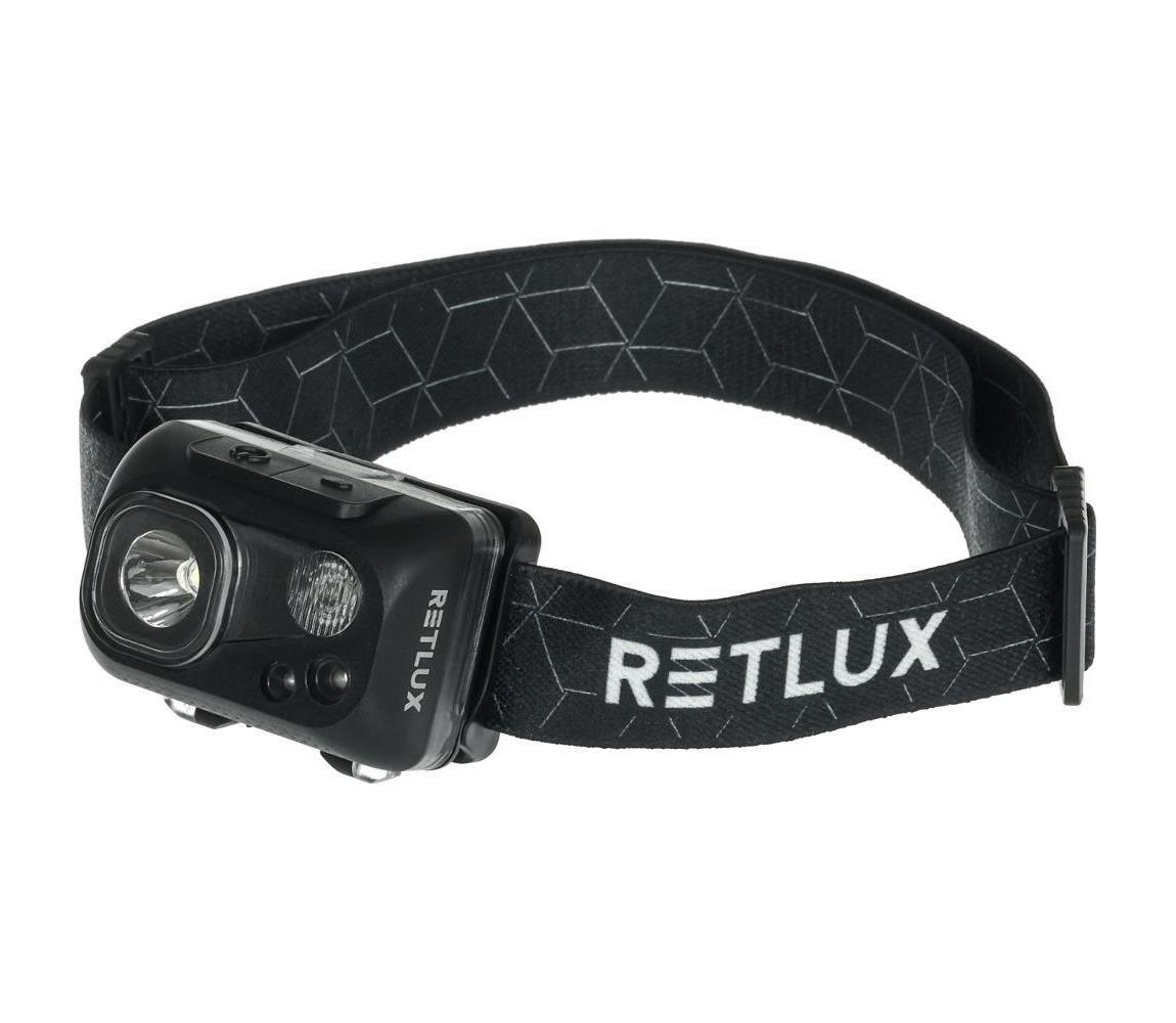 - LED nabíjateľná čelovka LED/3W/1200 mAh IP67 čierna 50006193