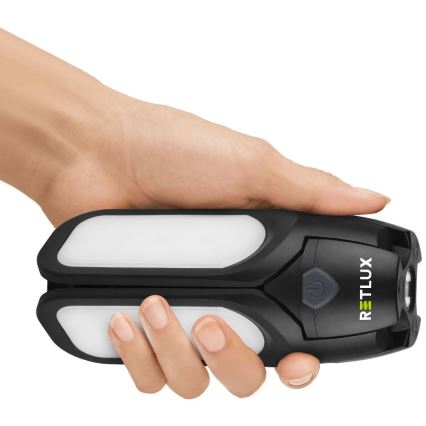 Nabíjateľná LED kempingová svietilka so solárnym panelom LED/3W/1600 mAh IPX4