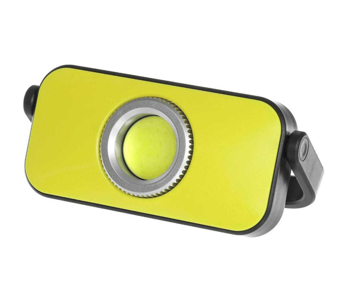 - LED pracovná svietilka s funkciou powerbanky LED/4400 mAh IP44 žltá/čierna 50006211
