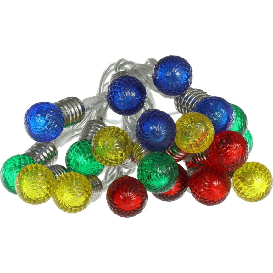 LED  reťaz 20xLED/2xAA/teplá biela 1,8m žiarovky
