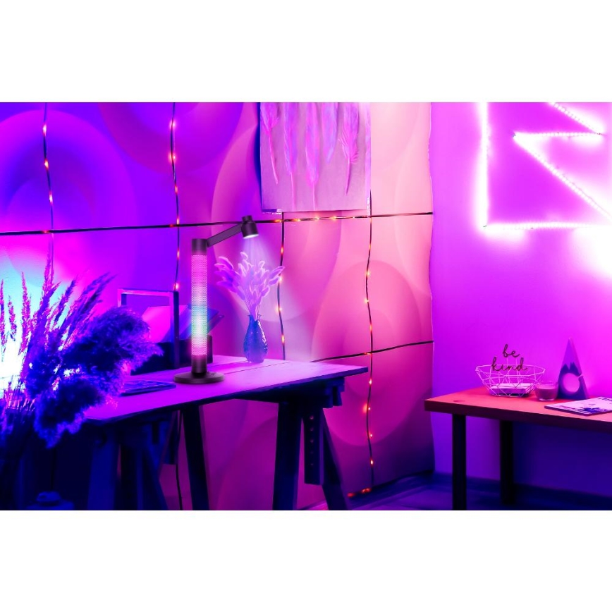LED RGBW Stmievateľná stolná lampa LED/10W/5V 2700-6000K Wi-Fi Tuya + diaľkové ovládanie