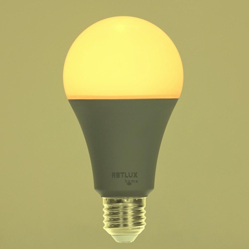 LED RGBW Stmievateľná žiarovka A70 E27/14W/230V 2700-6500K Wi-Fi Tuya