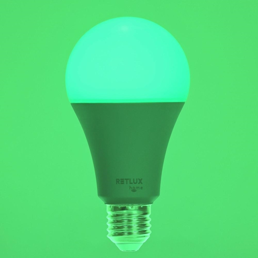 LED RGBW Stmievateľná žiarovka A70 E27/14W/230V 2700-6500K Wi-Fi Tuya