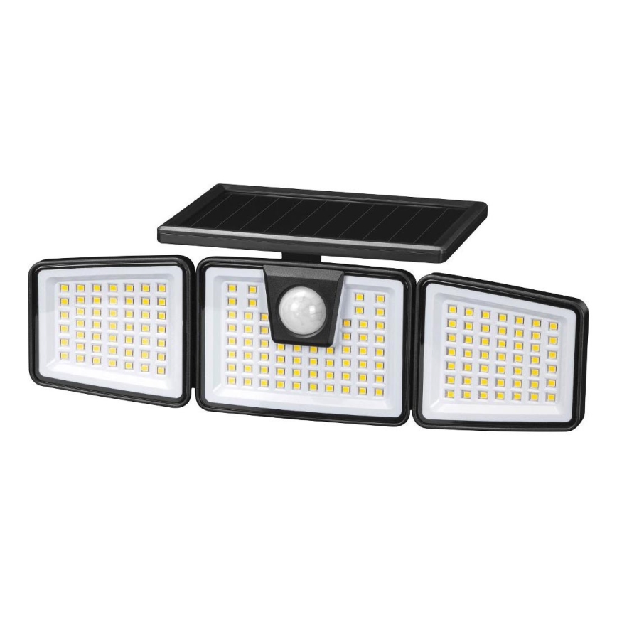 Retlux - LED solárny reflektor so senzorom, 6,5 W / 3,7 V / 1200 mAh / IP44