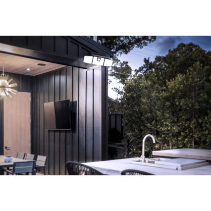Retlux - LED solárny reflektor so senzorom, 6,5 W / 3,7 V / 1200 mAh / IP44