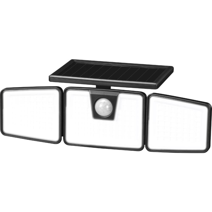 Retlux - LED solárny reflektor so senzorom, 6,5 W / 3,7 V / 1200 mAh / IP44